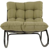 Lesli Living - Bistrostoel Zenzi - Groen - 71x115,5x73,5∕37cm