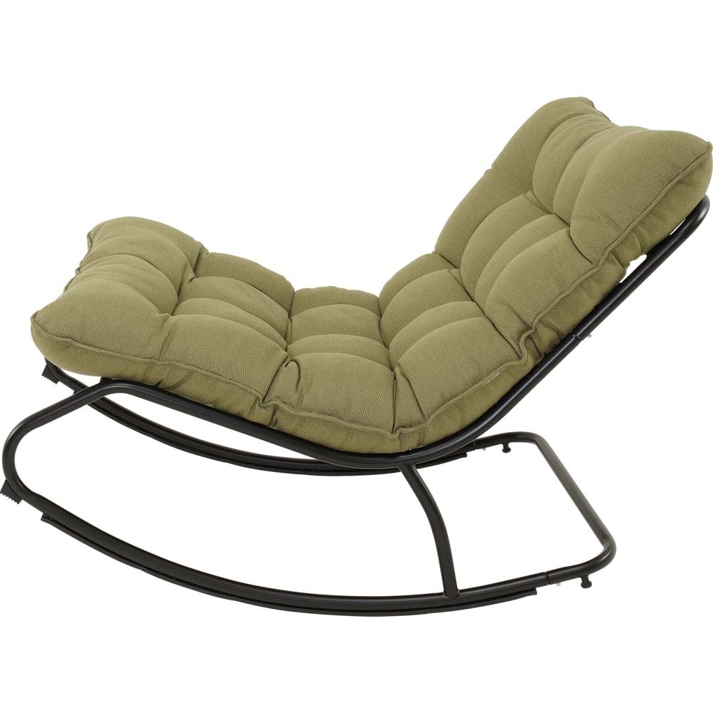 Lesli Living - Bistrostoel Zenzi - Groen - 71x115,5x73,5∕37cm