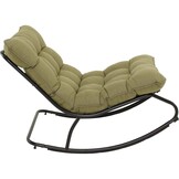 Lesli Living - Bistrostoel Zenzi - Groen - 71x115,5x73,5∕37cm