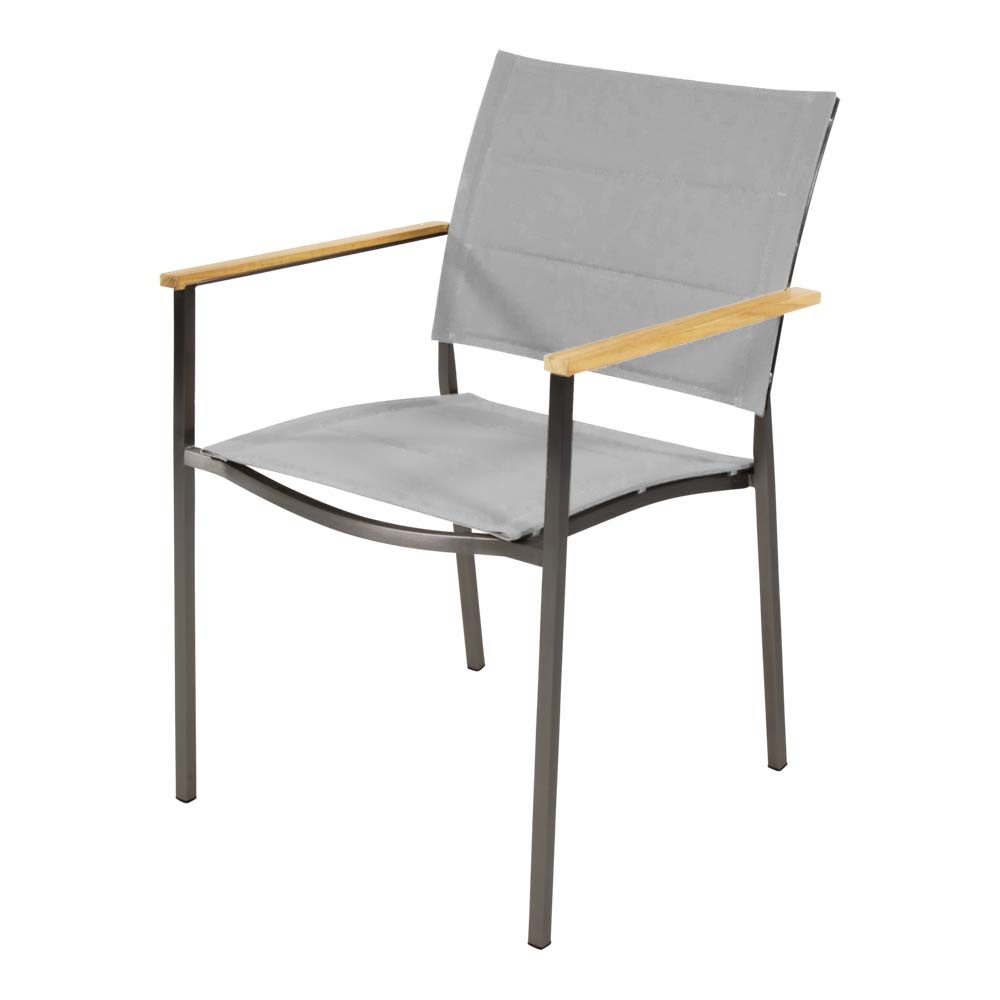 Lesli Living - Bistrostoel Marmaris - Taupe - 55∕56x62x85cm