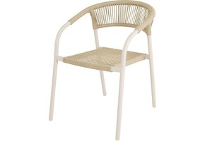 Lesli Living - Bistrostoel Nagano - Beige - 56x63x78cm