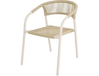 Lesli Living - Bistrostoel Nagano - Beige - 56x63x78cm