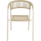 Lesli Living - Bistrostoel Nagano - Beige - 56x63x78cm