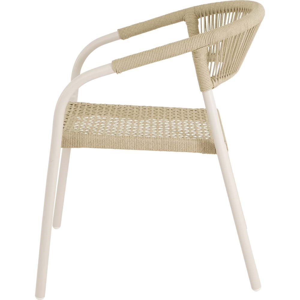 Lesli Living - Bistrostoel Nagano - Beige - 56x63x78cm