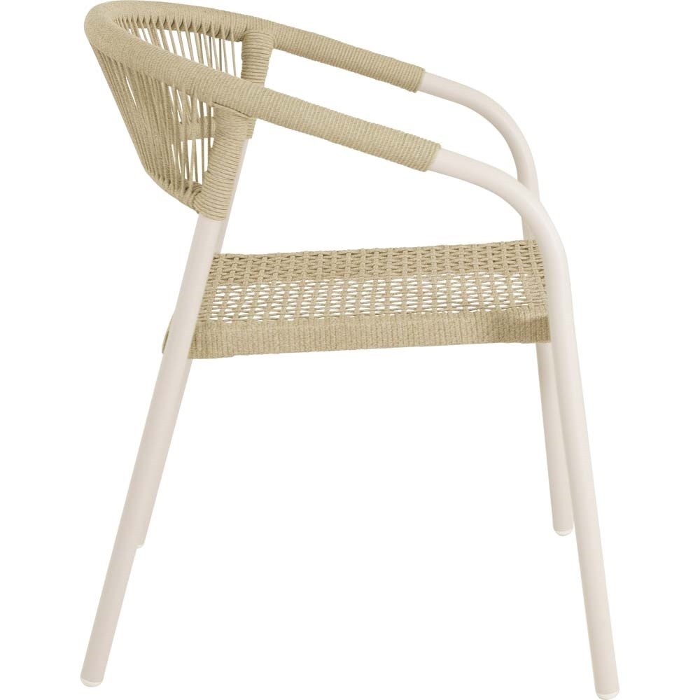 Lesli Living - Bistrostoel Nagano - Beige - 56x63x78cm