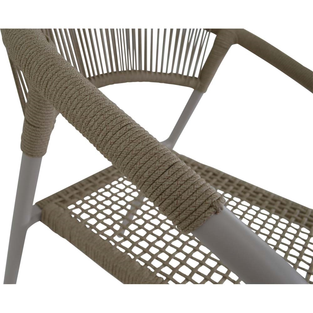 Lesli Living - Bistrostoel Nagano - Beige - 56x63x78cm