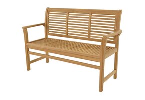 Lesli Living - Loveseat Stripe - Zwart - 142x56x96cm