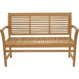 Lesli Living - Loveseat Stripe - Zwart - 142x56x96cm