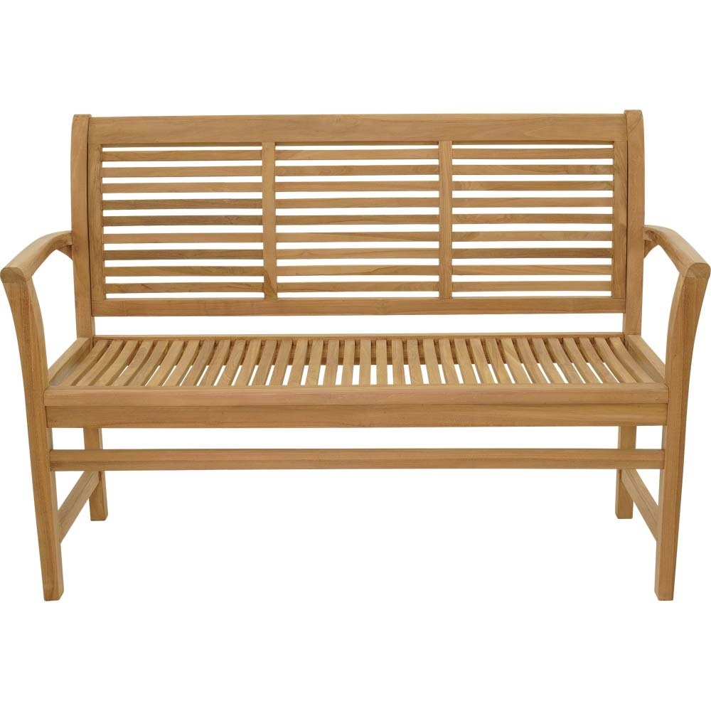 Lesli Living - Loveseat Stripe - Zwart - 142x56x96cm