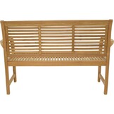Lesli Living - Loveseat Stripe - Zwart - 142x56x96cm