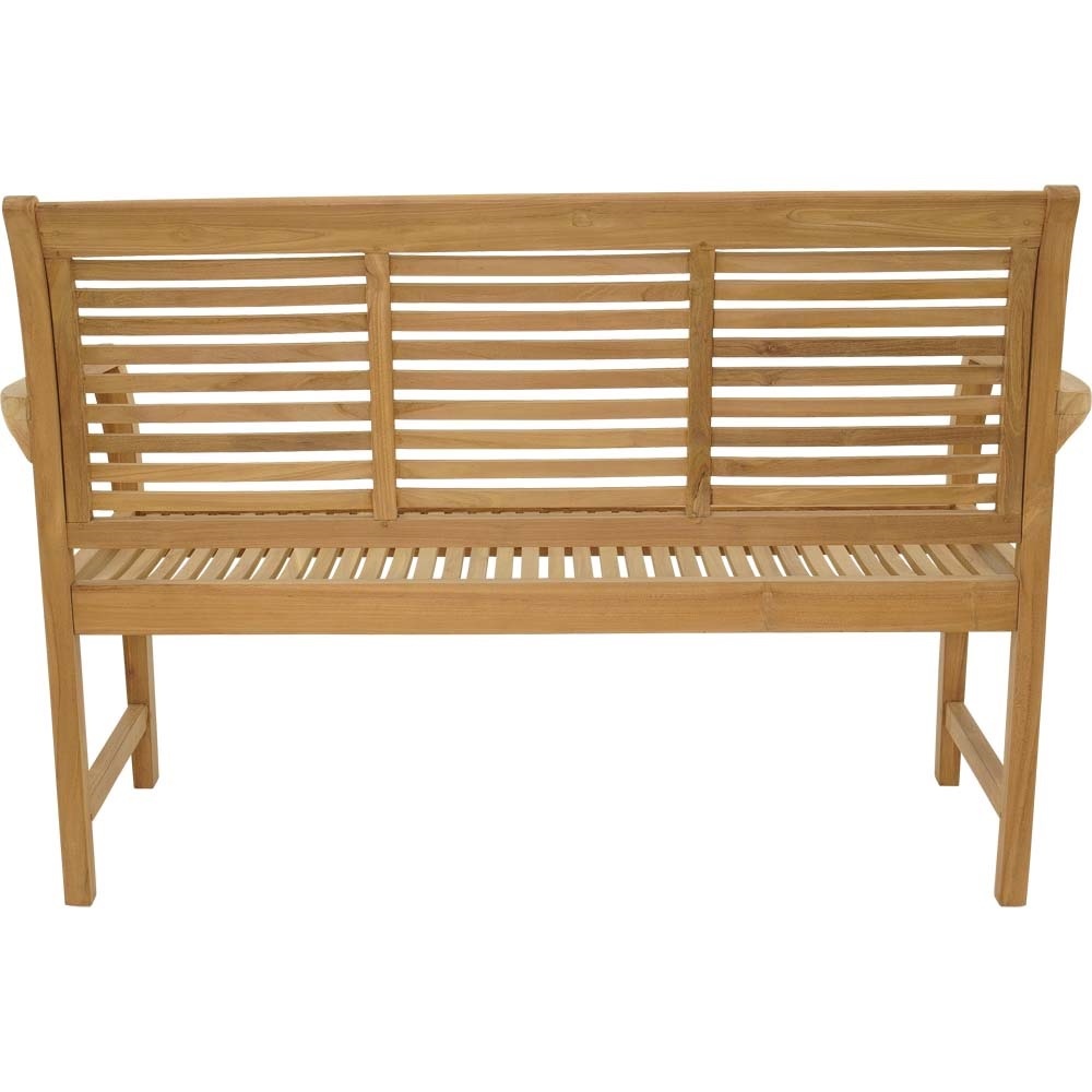 Lesli Living - Loveseat Stripe - Zwart - 142x56x96cm