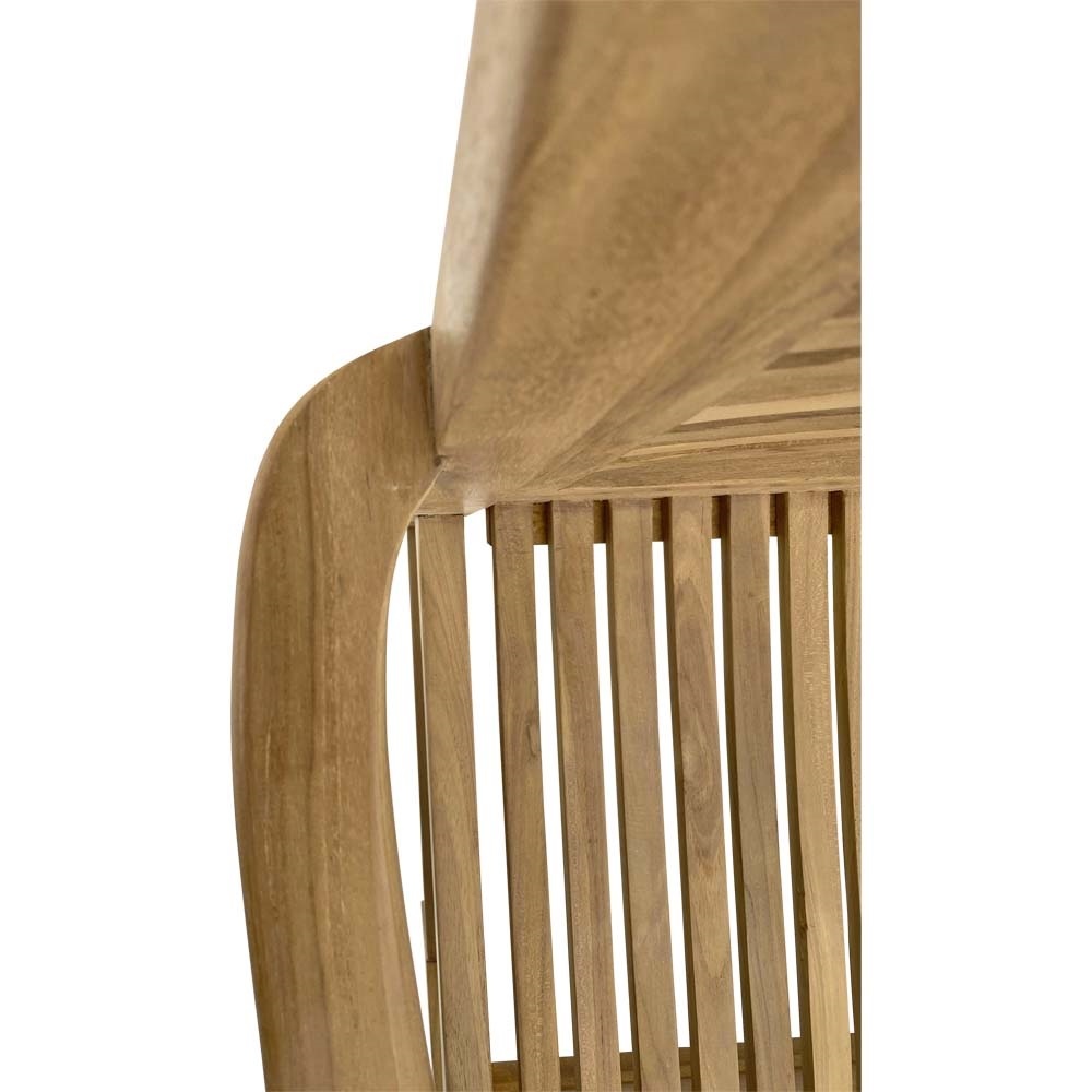 Lesli Living - Loveseat Stripe - Zwart - 142x56x96cm