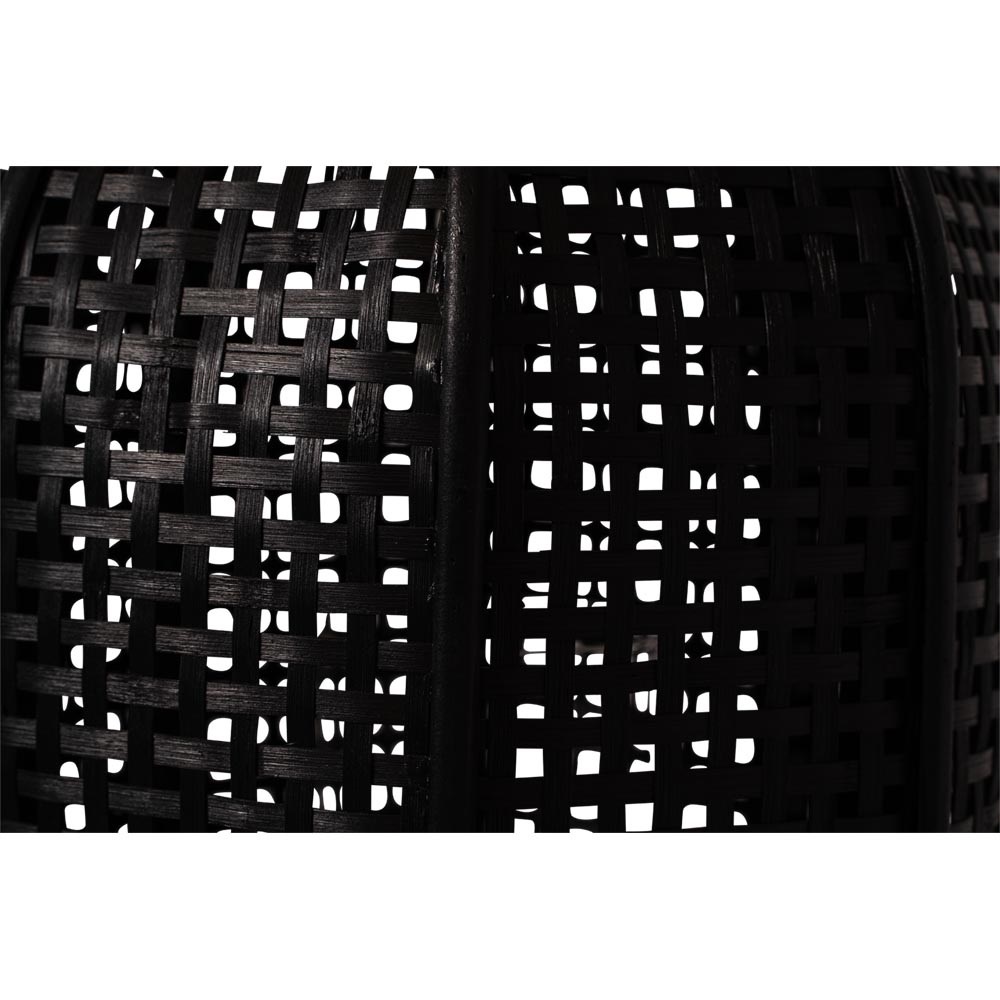 Lesli Living - Lantaarn Macy - Zwart - Ø32x88cm