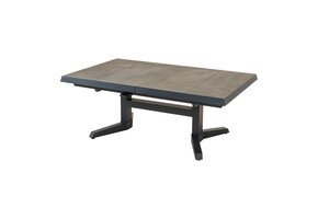 Lesli Living - Tuintafel Murcia - Grijs - 143/183x88x54/74cm