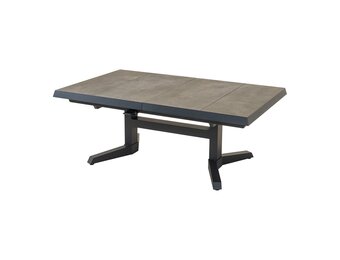 Lesli Living - Tuintafel Murcia - Grijs - 143/183x88x54/74cm