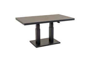 Lesli Living - Tuintafel Geneva - Grijs - 140x80cm