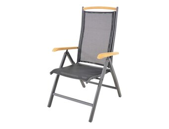 Lesli Living - Bistrostoel Monza - Zwart - 61x75x110cm