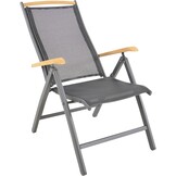 Lesli Living - Bistrostoel Monza - Zwart - 61x75x110cm - Set van 2