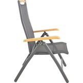 Lesli Living - Bistrostoel Monza - Zwart - 61x75x110cm - Set van 2