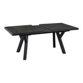 Lesli Living - Tuintafel Murcia - Grijs - 163/203x93cm