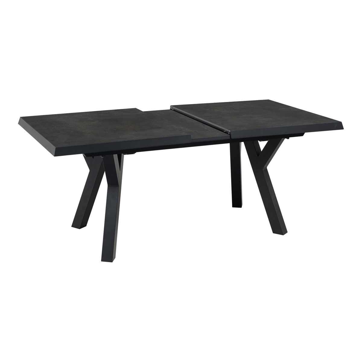 Lesli Living - Tuintafel Murcia - Grijs - 163/203x93cm