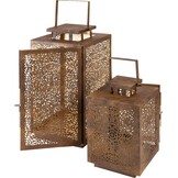 Lesli Living - Lantaarn Spot - Zwart - 17x17x24cm