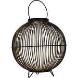 Lesli Living - Lantaarn Nora - Zwart - Ø31x22cm