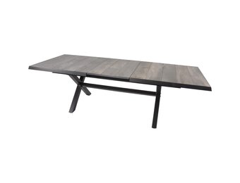 Lesli Living - Tuintafel Castilla - Antraciet - 204x102x77cm