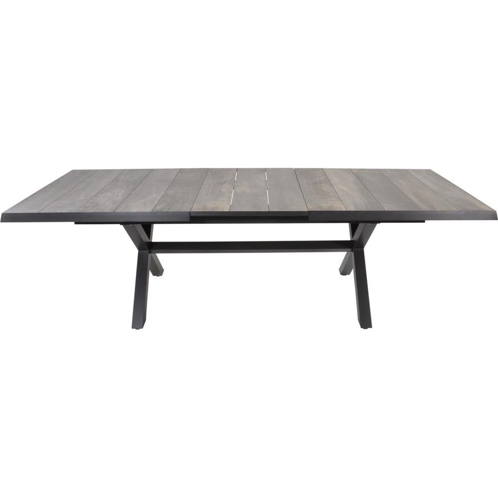 Lesli Living - Tuintafel Castilla - Antraciet - 204x102x77cm