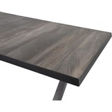 Lesli Living - Tuintafel Castilla - Antraciet - 204x102x77cm