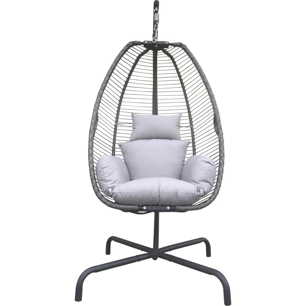 Lesli Living - Bistrostoel Rope - Grijs - Ø128x208cm