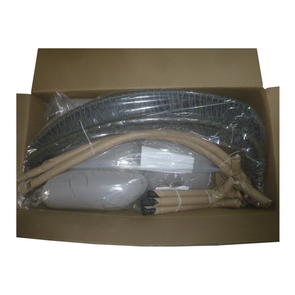 Lesli Living - Hangstoel Rope - Grijs - Ø128x208cm