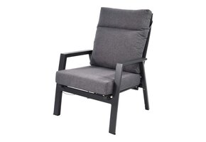 Lesli Living - Bistrostoel Ohio - Grijs - 72x81x98cm - Set van 2