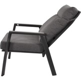 Lesli Living - Bistrostoel Ohio - Grijs - 72x81x98cm - Set van 2