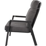 Lesli Living - Bistrostoel Ohio - Grijs - 72x81x98cm - Set van 2