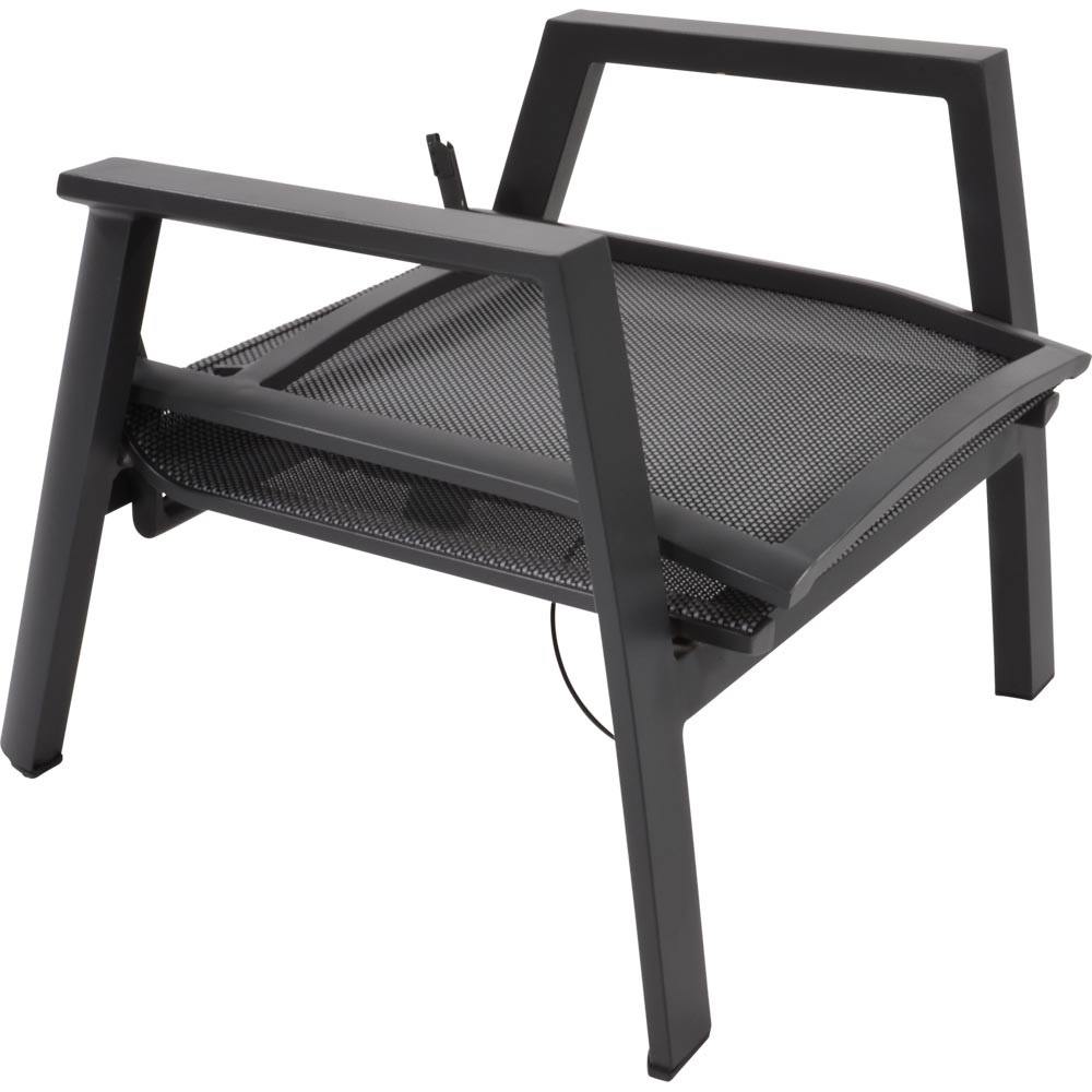 Lesli Living - Bistrostoel Ohio - Grijs - 72x81x98cm - Set van 2