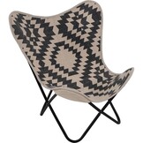 Lesli Living - Bistrostoel Brent - Zwart - 75x75x87cm