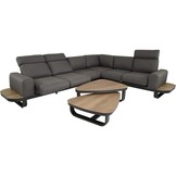Lesli Living - Loungebank Zanzibar - Antraciet - 102x80x35cm