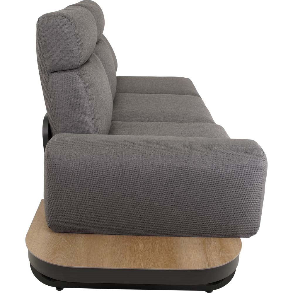 Lesli Living - Loungebank Zanzibar - Antraciet - 102x80x35cm