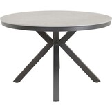 Lesli Living - Tuintafel Davos - Grijs - Ø118cm