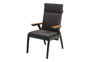 Lesli Living - Bistrostoel Florence - Zwart - 61x78x106cm