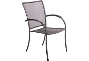 Lesli Living - Bistrostoel Nordic - Grijs - 57x63x89cm