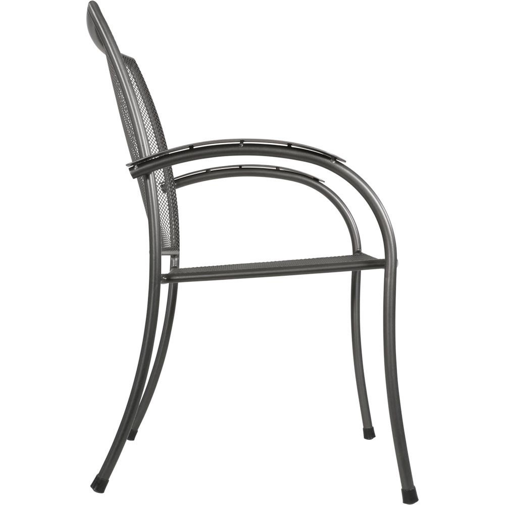 Lesli Living - Bistrostoel Nordic - Grijs - 57x63x89cm