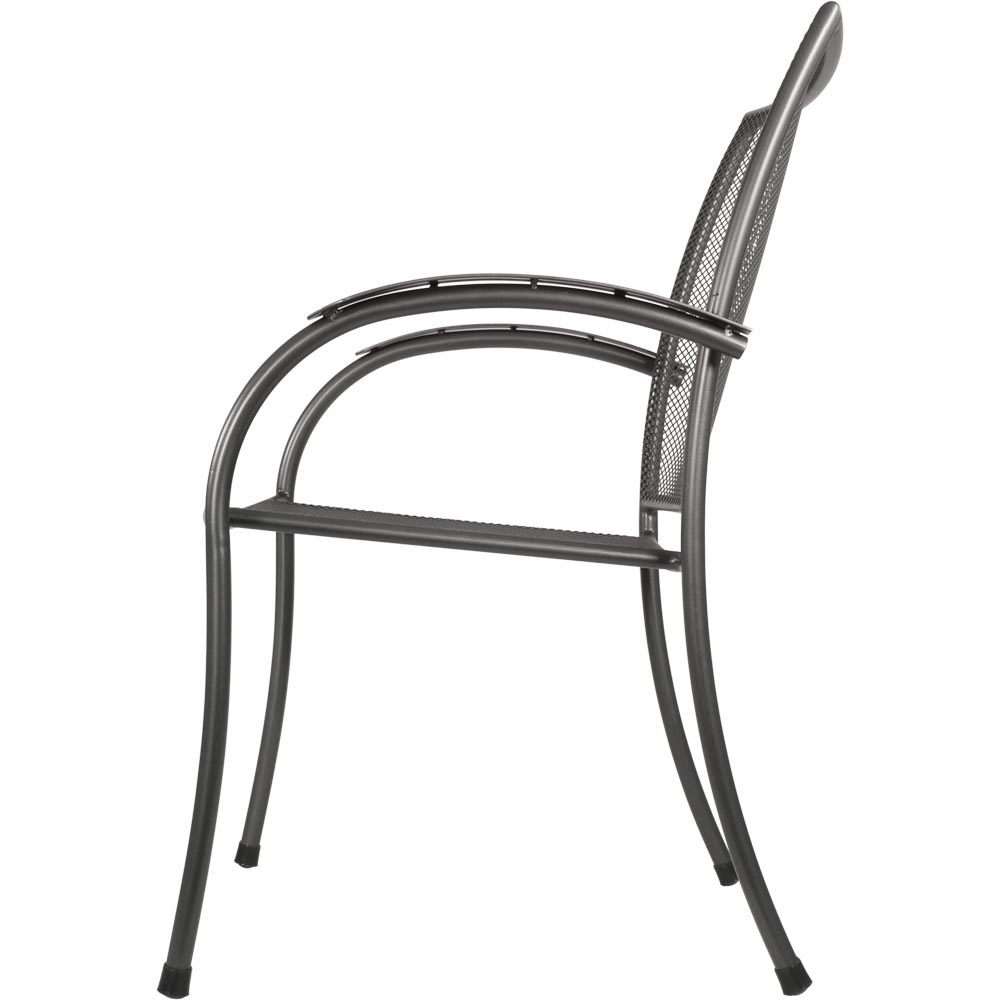 Lesli Living - Bistrostoel Nordic - Grijs - 57x63x89cm