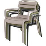Lesli Living - Bistrostoel Torvi - Groen - 65x69,5x76cm