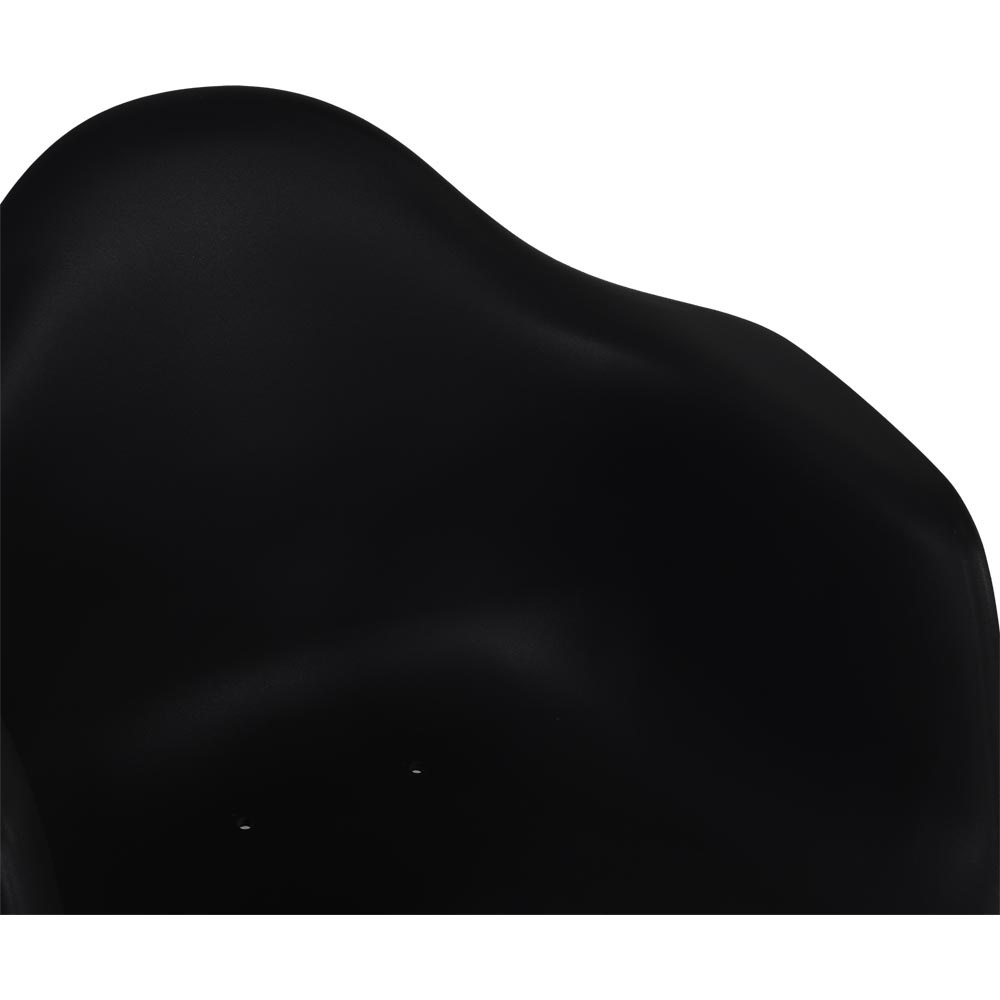 Lesli Living - Bistrostoel Montreux - Zwart - 62,5x44x82,5cm