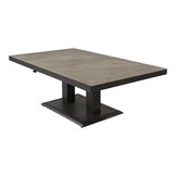 Lesli Living - Tuintafel Murcia - Grijs - 140x85x50∕72cm