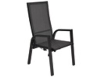 Lesli Living - Bistrostoel Mojito - Antraciet - 59x69x110cm