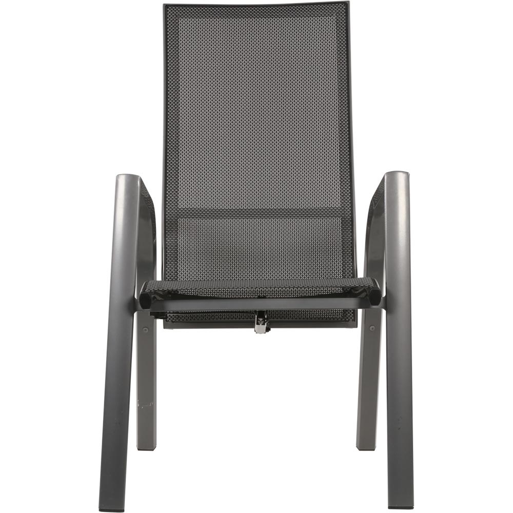 Lesli Living - Bistrostoel Mojito - Antraciet - 59x69x110cm