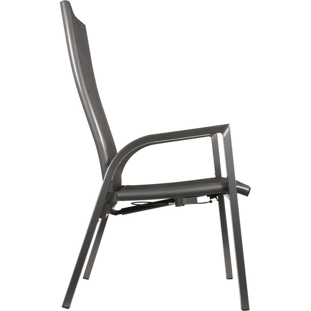 Lesli Living - Bistrostoel Mojito - Antraciet - 59x69x110cm